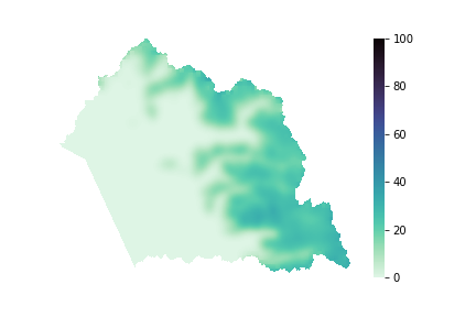 Smoothed Prediction of Yuba Basin for March 25th, 2022